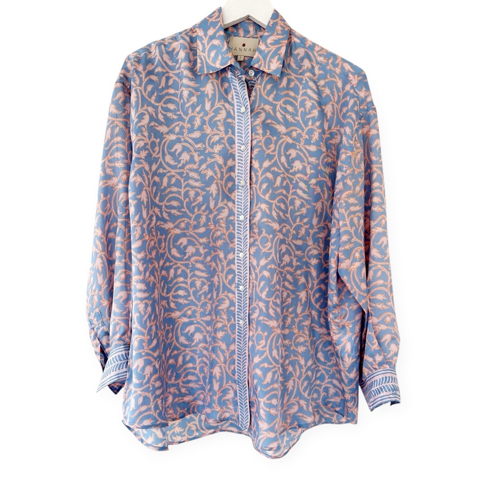 Hannah Artwear • Stevie Printed Silk Shirt